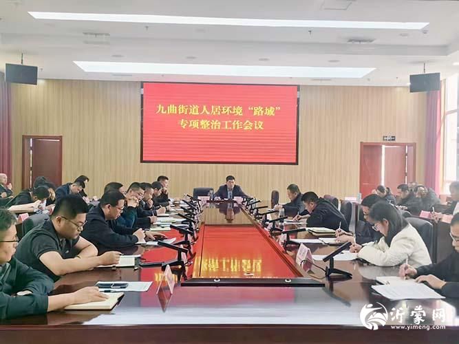 河东区河东区九曲街道召开人居环境“路域”专项整治工作会议