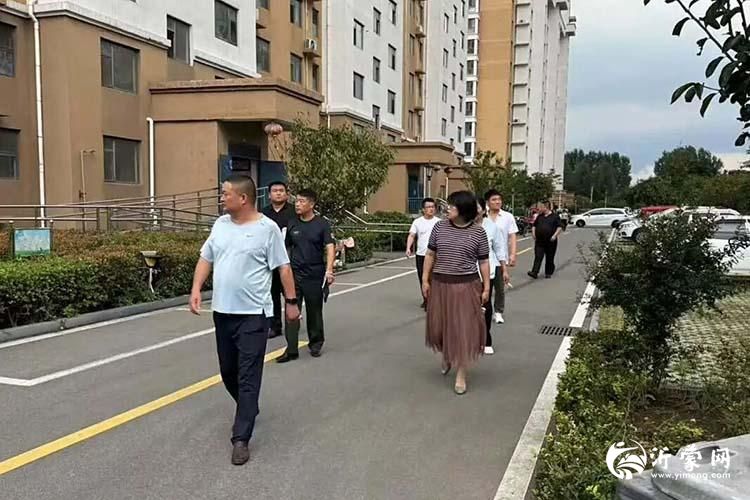高新区罗西街道开展人居环境交叉互查行动